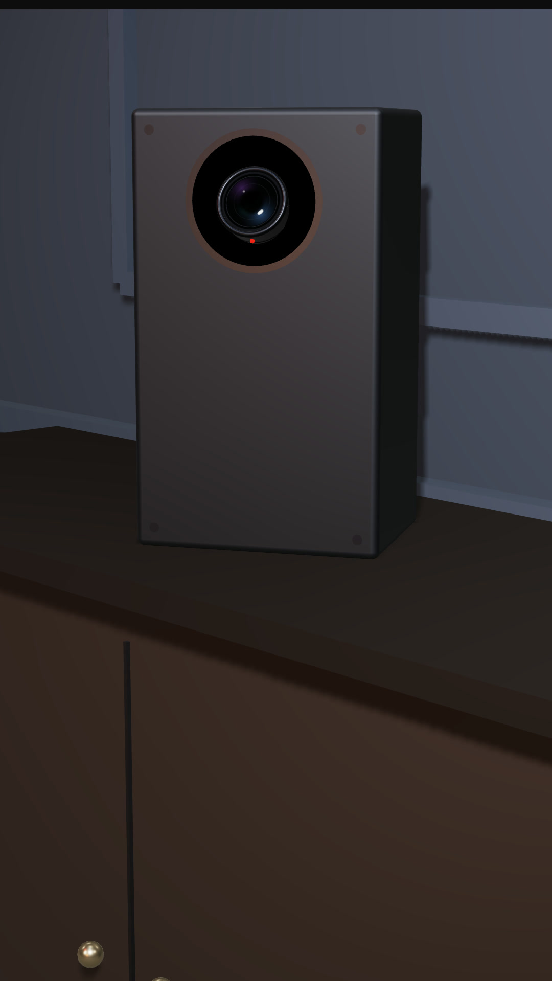 Box mounted inverted: 3D illustration